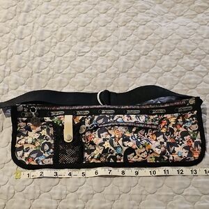 Tokidoki x LeSportsac Waist Bag – Rainbow Zippers, Multiple Pockets, Key Leash